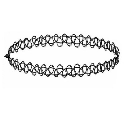 CHOKER原宿黑色编织百搭防过敏