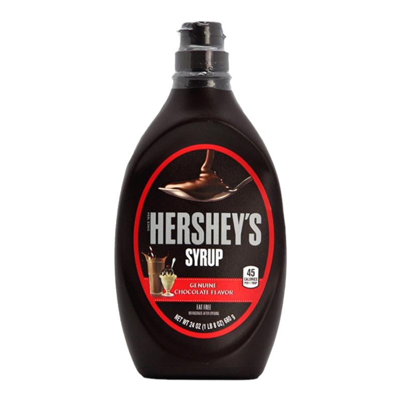 好时巧克力酱623g进口焦糖原味草莓糖浆咖啡奶茶冰淇淋烘焙原料