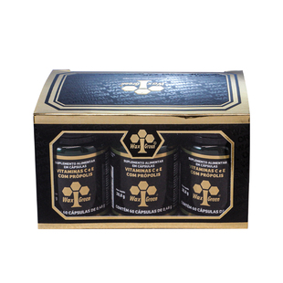 贝利美 高端高浓缩 巴西WaxGreen61号唯绿85%绿蜂胶软胶囊 6瓶/盒