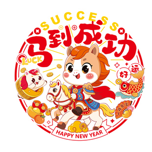 窗花纸玻璃贴画2026马年新款春节装饰用品剪纸新年福字门贴纸静电