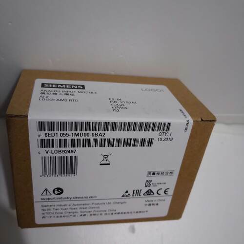 议价6ED10551MD000BA2西门子LOGO!AM2 RTD扩展模块6ED1055-1MD00-