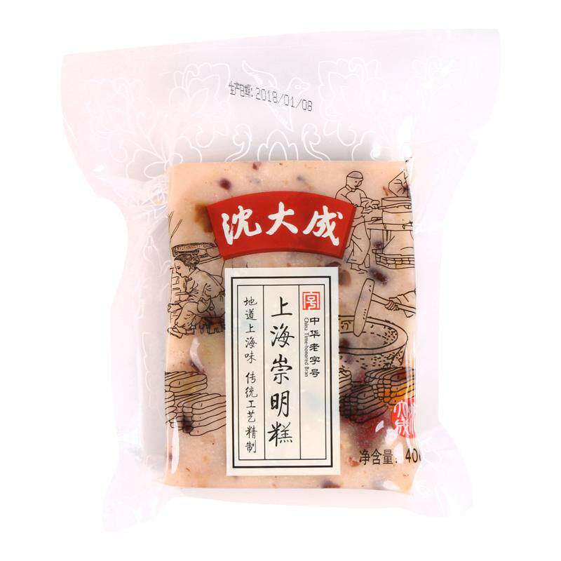 上海特产沈大成上海崇明糕手工水磨糯米赤豆红枣核桃仁老字号年糕