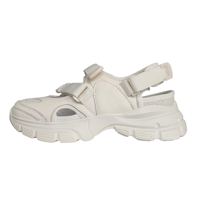 夏清仓专享喵唔的天空夏厚底运动休闲鞋镂空浅口魔术贴凉鞋老爹鞋