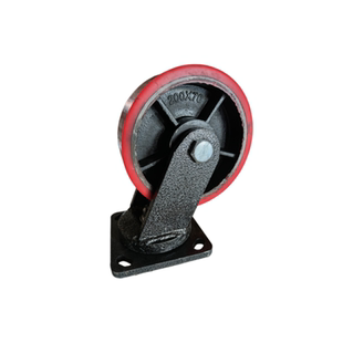 瓦兴超重型铁芯PU万向轮载重吨超重型万向轮超重型脚轮超重型轮子