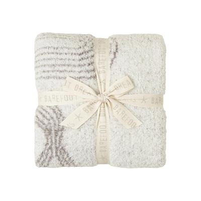 Barefoot Dreams CozyChic Snake Throw 奶油色毛毯REVOLVE小众新