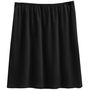 防走光纯棉衬裙打底裙半身长裙半身裙打底裤裙内衬裙全棉