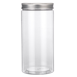 透明食品密封罐 塑料罐 储物瓶子 花茶干果蜂蜜饼干罐 PET广口瓶