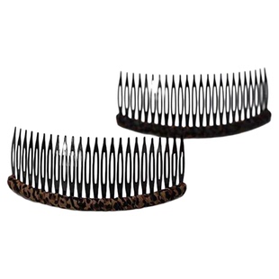 大号豹纹盘发卡子刘海发梳插梳发卡韩国后脑勺碎发夹子头饰发饰