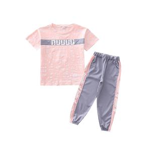 2026新款网红女童洋气套装夏季小香风休闲运动夏装时髦大童女装潮