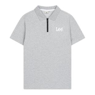 Lee kids儿童夏季针织翻领短袖POLO衫针织透气男女童上衣