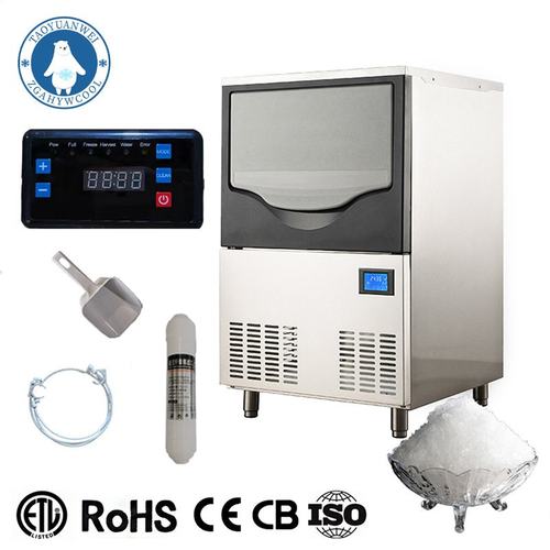 全自动高产能120kg一体小型颗粒雪花机制冰机工厂直销渔业市场