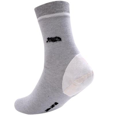 防裂男足跟型纯棉松口袜袜子松口