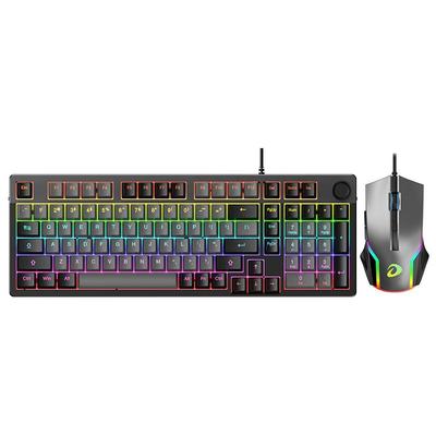 达尔优EK815PRO电竞机械键盘鼠标套装游戏办公台式电脑笔记本有线