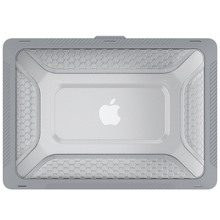 适用Air 13.6寸笔记本保护壳Macbook Pro14保护套防摔电脑Pro16苹果笔电M1/M2配件TPU软边全包带小支架护屏壳