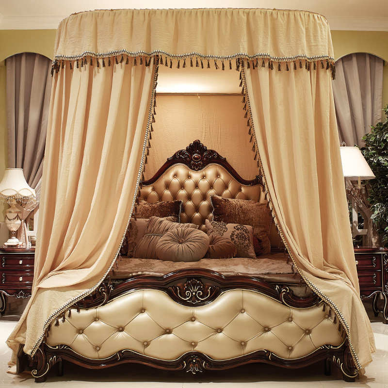 蚊帐家用新款导轨2024u型遮光布轨道加厚防尘顶挡风保暖床幔床帘