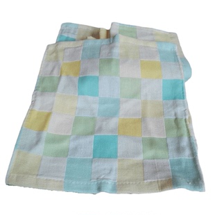 婴幼儿园童宝宝喂奶新生儿纱布方巾家用口水手帕纯棉毛巾厂家直销