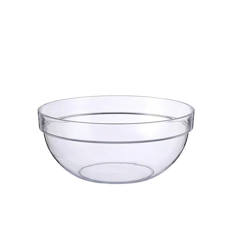 亚克力沙拉碗透明水果捞火锅圆碗耐高温塑料茶水盆洗手盅餐厅商用