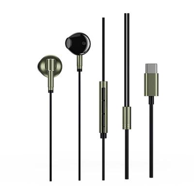 异能者有线耳机半入耳式高清麦克风音乐游戏高音质手机电脑通用