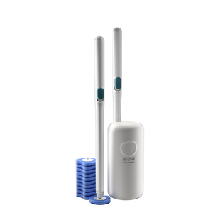 舒小福马桶刷一次性替换片免洗厕所清洁套装卫生间用刷死角除垢菌