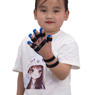 儿童分指板手指康复夹板伸直训练器矫正五指固定分离弯曲器材