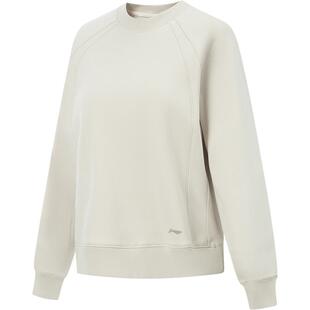 李宁卫衣女士冬季官方新款加厚上衣加绒保暖套头衫宽松针织运动服