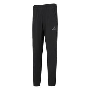Adidas阿迪达斯男裤2024春季新款梭织防风运动宽松运动长裤IB8147