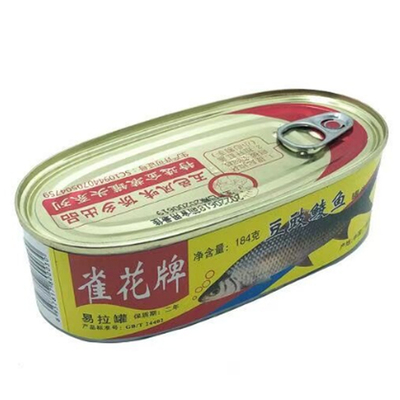 豆豉鲮鱼罐头开罐即食无防腐剂