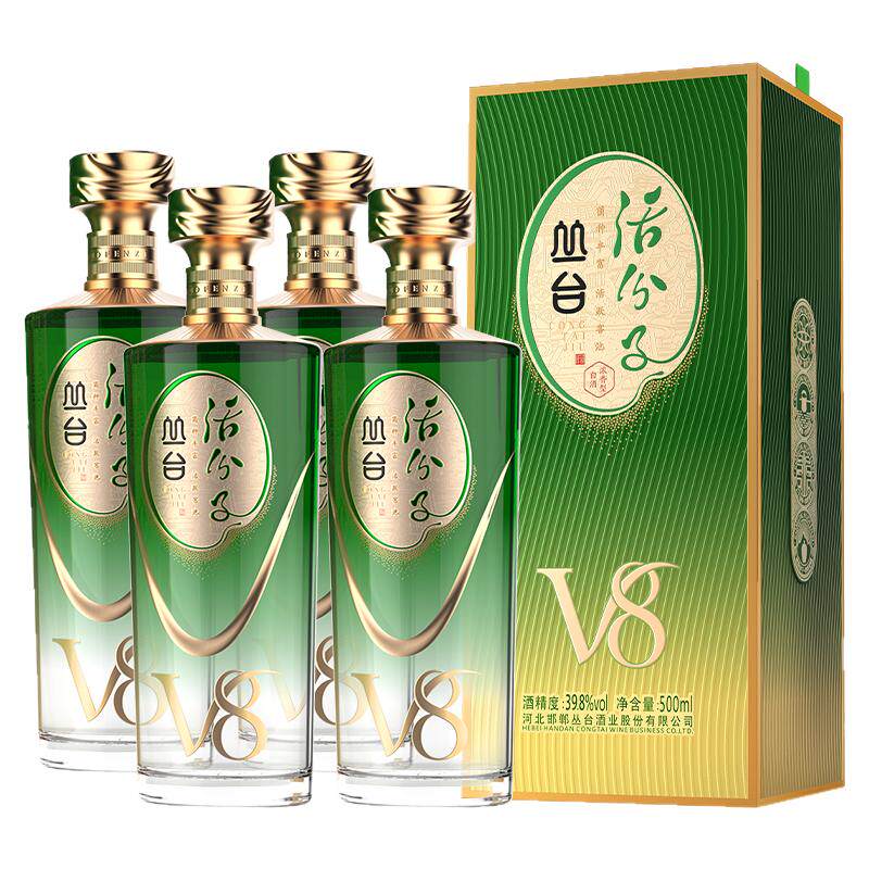 丛台活分子500ml*4瓶39.8度