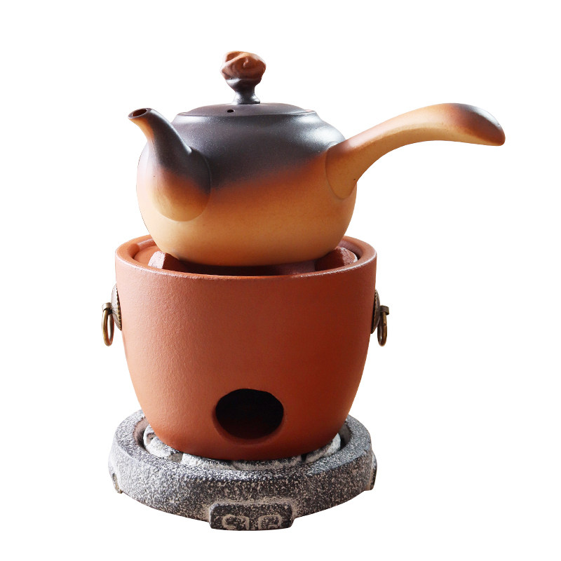 棉小城复古围炉煮茶壶炭炉陶瓷壶