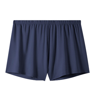 雅鹿加肥加大码中老年人纯棉内裤男士爸爸平角短裤衩爷爷四角裤头