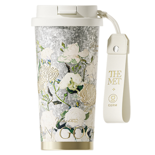 GERM梵高纯钛杯保温杯咖啡水杯子女士高颜值新年生日礼物2026新款