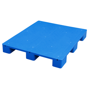 平板九脚塑料托盘叉车防潮垫板仓库地台地堆卡板物流托板塑胶栈板