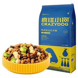 【乐宠】疯狂小狗鸭肉梨冻干狗粮20斤缓解泪痕小型犬泰迪比熊博美