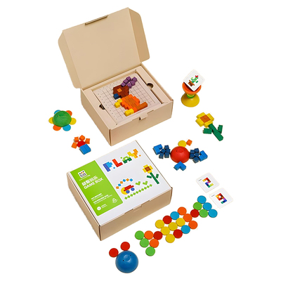 PlanToys彩色积木礼盒儿童启蒙