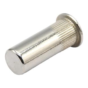 拉铆螺母304不锈钢防水半六角小沉头平头白钢盲孔铆螺帽M3M4M5-12