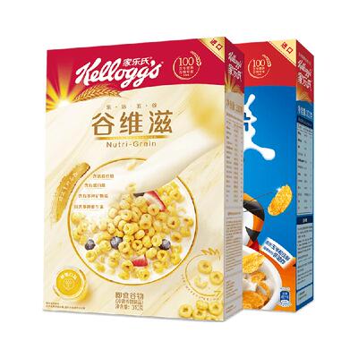 家乐氏麦片即食谷维滋310g玉米片300g