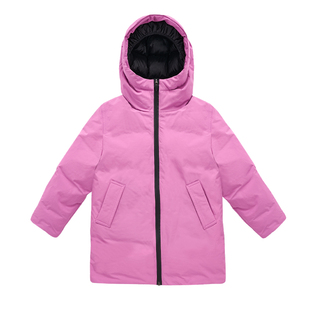 【泥爪鹅绒】羽绒服男女童中大童高端极寒户外亲子工装保暖外套