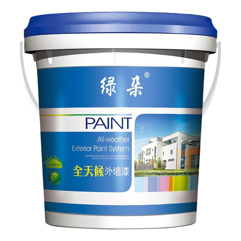 外墙漆室外防水防晒涂料白彩色家用水泥墙面户外自刷油漆室内内墙