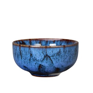 陶瓷功夫茶杯套装6只紫砂品茗泡茶小碗茶盏哥窑茶具窑变喝茶杯子