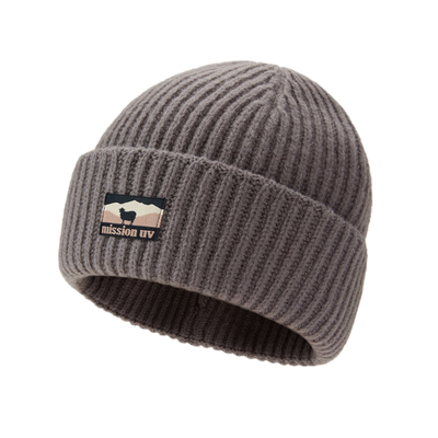 MISSIONUV男士纯羊毛保暖毛线帽