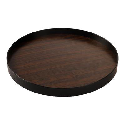 玄关胡桃木钥匙收纳托盘