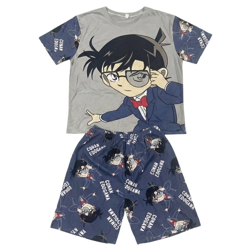 2026新款男士夏季薄款睡衣套装