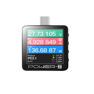 POWERZ测试仪USB电流电压表手机充电器PD协议诱骗器检测仪KM003C