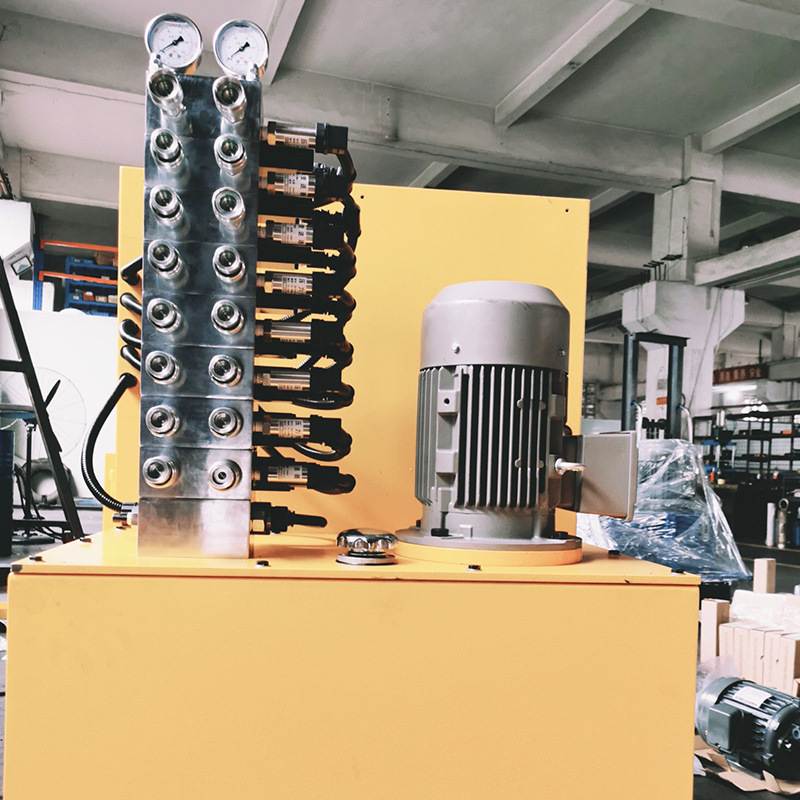 PLC同步顶升液压系统 多点位精准控制 智能同步高压油泵千斤顶