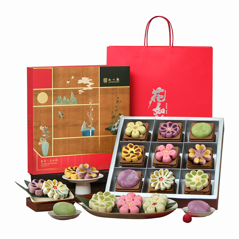 知味观春季.花如锦礼盒270g（9枚）