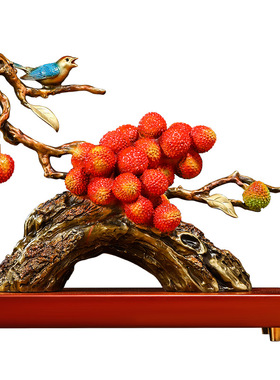 大吉大利铜荔枝摆件乔迁新居礼品