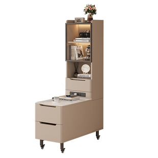 沙发边柜侧边柜可移动边几轻奢高级感客厅实木小茶几置物架小桌子