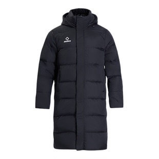 准者长款羽绒服户外运动保暖冬季加厚长袖带帽子白鸭绒大衣防寒服