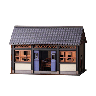 人文之宝三味书屋木质拼插书立夜灯创意摆件文具送同学教师节礼物