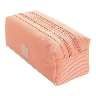 ins风帆布双层大容量笔袋